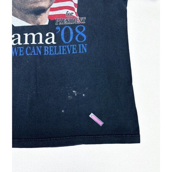 2008 President Barack Obama T-Shirt Large presidential Election Stand For Change - Picture 5 of 8
